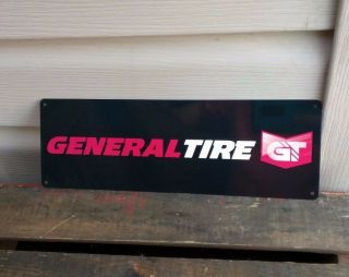 General Tire Metal Sign Advertising Garage Shop Mechanic 4x12 50102