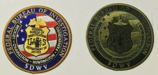 Fbi Patch Set - Southern District Of West Virginia - Set Of 2