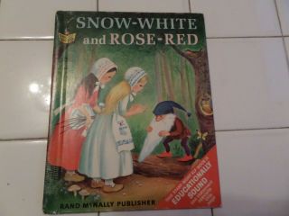 Snow White And Rose - Red,  A Rand Mcnally Book,  1967 (vintage Children 