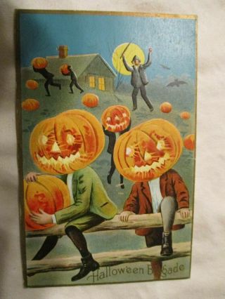 Halloween Postcard,  Published By Santway Series 140 - Hallowe 