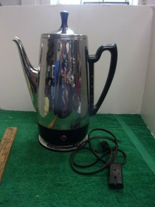 Ge General Electric Fully Automatic Coffee Pot Percolator 10 Cup Model A1ssp10