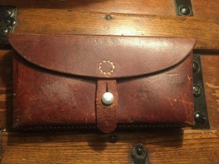 Vintage Leather Swiss Army Ammo / Medic Belt Pouch 1966 2