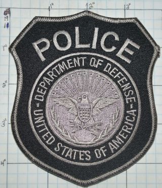 U.  S.  Dept Of Defense Police Subdued Dod Patch