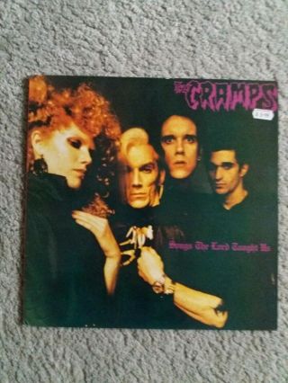 Vinyl 12 " Lp - The Cramps - Songs The Lord Taught Us - First Pressing - Exc Con