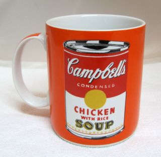 1 Andy Warhol Pop Art Coffee Mug Cup Campbell 