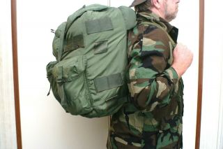 LARGE ALICE BACK PACK SYSTEM COMPLETE WITH MAIN RUCK $63.  99 GOOD TO VGC READ 2