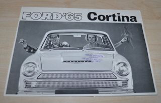Ford Cortina 65 Brochure Prospekt Austria