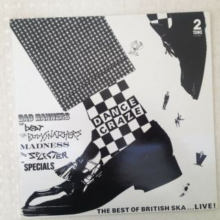 Dance Craze - The Best Of British Ska.  Live Vg,  /vg Vinyl Lp Poster 1981 2tone