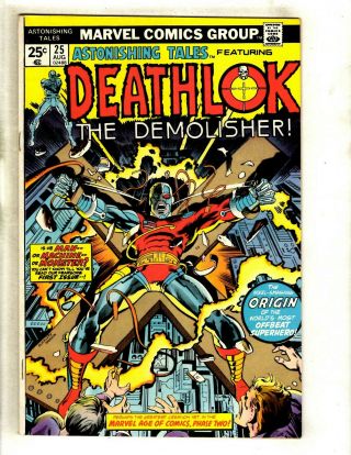 Astonishing Tales 25 Vf/nm Marvel Comic Book 1st Deathlok Appearance Key Gk3