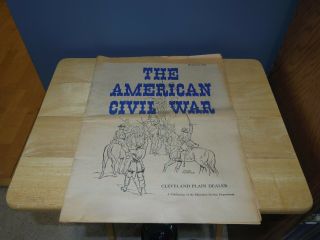 1960s - The American Civil War - Newspaper - Cleveland Plain Dealer - Education