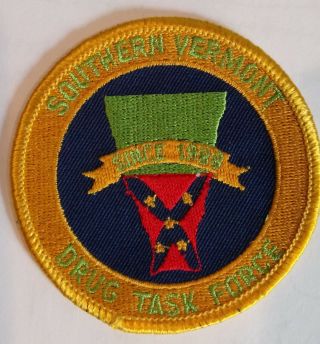 Commemorative Patch: Southern Vermont Drug Task Force