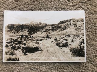 Rppc Photo Postcard - - California - - Surprise Valley - Modoc County - Cedarville Dirt Rd