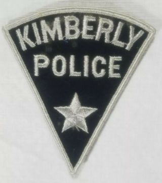 Kimberly Idaho Police Department Patch