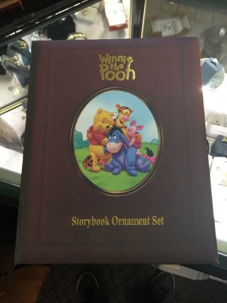 Disney Winnie The Pooh Storybook Ornament Set -