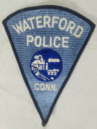 Waterford Connecticut Police Department Patch