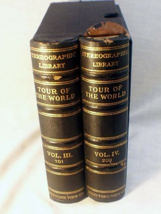Keystone View Co Tour Of The World Volumes Iii & Iv