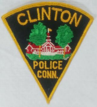 Clinton Connecticut Police Department Patch