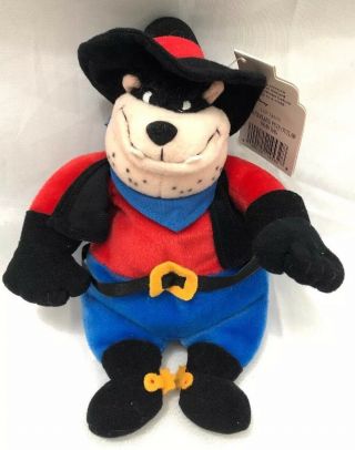 Disney Mickey Mouse Clubhouse Frontierland Pete Outlaw 8 " Disney Bean Bag Plush