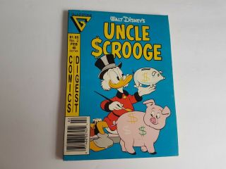 Walt Disney Uncle Scrooge 1987 Comic Digest Book Vintage