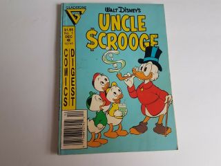 Walt Disney Uncle Scrooge 1986 Comic Digest Book Vintage