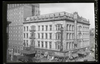 1929 Grand Opera House 23rd St Manhattan Nyc York Old Photo Negative S235