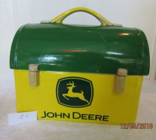 John Deere Gibson Ceramic Cookie Jar Domed Lunch Box