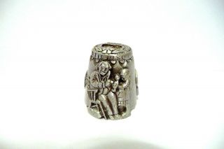 Thimble Pewter Curtis 84 Norman Rockwell 