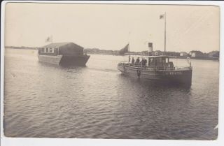 Wwi Rppc Red Cross Hospital Medical Boats 1915 Finland Sweden Real Photopostcard