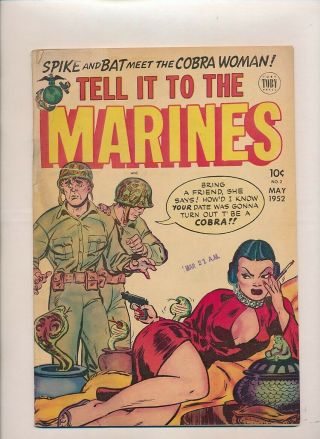Tell It To The Marines 2 (toby 1952) Vg Classic Cover
