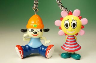 PARAPPA THE RAPPER Parappa & Sunny Funny Keychain Figure Set Sony Creative 2