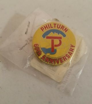 Boy Scout Philturn 60th Anniversary Philmont Ranch Hat Lapel Pin