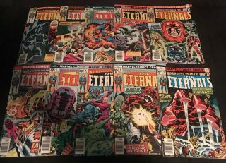 Marvel Comics The Eternals 1 - 19 Complete Set Reader All Issues Next Phase Movie