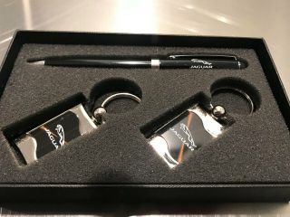Jaguar Pen And Keychain Set