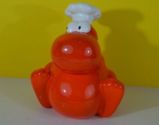 Nerd Orange Chef Cookie Jar 408 Willie Wonka