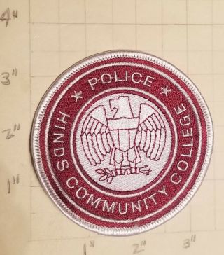 Hinds Community College (raymond,  Ms) Police Department Patch