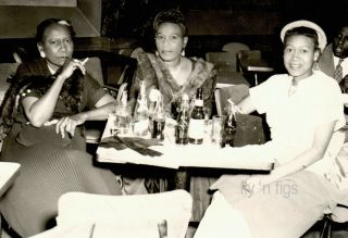 1940 7 X 5 Professional Photo African American Nightclub Bar Chicago
