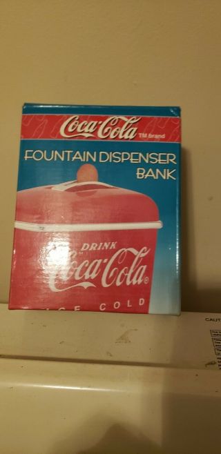 1997 Coca Cola Fountain Dispenser Bank