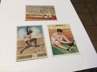 1936 Olympic Collector Cards Jesse Owens