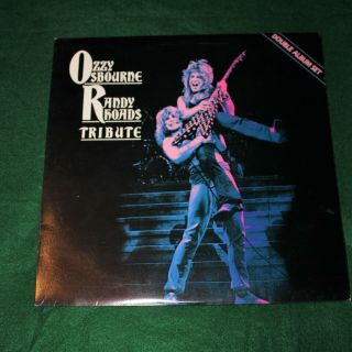 Ozzy Osbourne - Randy Rhoads Tribute.  (uk,  1987,  Ltd.  Edn.  Dlp,  Epic,  450475 - 1)