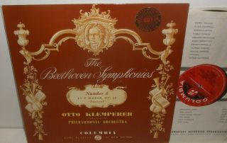 Sax 2260 Beethoven Symphony No.  6 The Philharmonia Orchestra Klemperer E/r