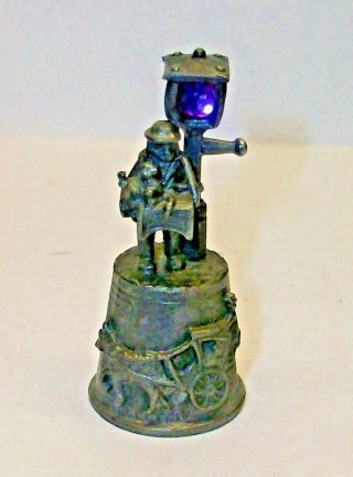 A Pewter Stevelyn Streets Of London Thimble - - The Organ Grinder - -