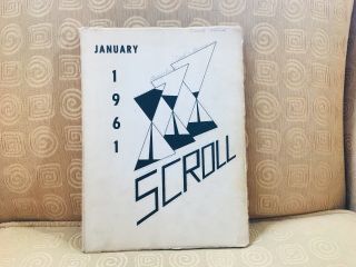 Henry Snyder High School Yearbook Class Of 1961 " The Scroll " Jersey City Nj