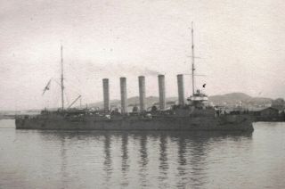 China Russian Cruiser Askold In Chinese Waters - 1 Orig Photo ≈ 1907