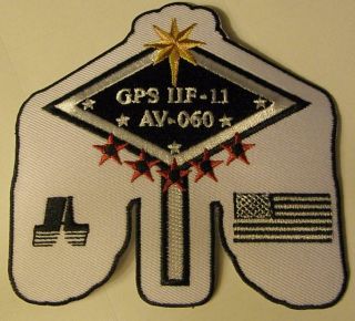 Atlas V Gps Iif - 11 Usaf Global Positioning Booster Vehicle Patch Space