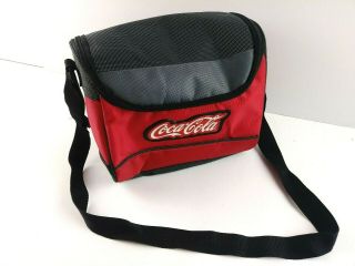 Coca - Cola Red Coke Cooler Bag Lunchbag Lunch Box Shoulder Strap