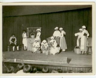C1940s China Chinese Students Stage Play Photo No.  5 - Likely Near Peking
