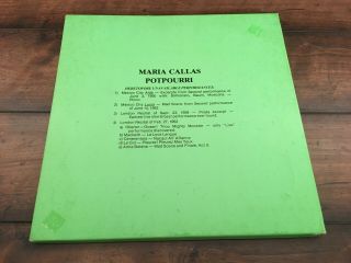 Maria Callas Potpourri: 1950 - 62 (Private Press) OD - 101 - 2 Mono 2 LP Box 2