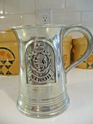 Vintage Wilton Pewter Mug Stroh 