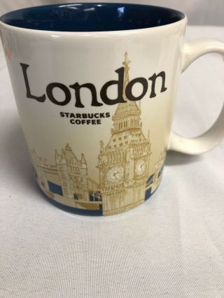 Starbucks Mug Global Icon London Mug 16 Oz V1 Discontinued Nwt
