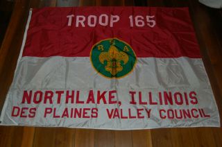 Des Plaines Valley Council Northlake Illinois Troop 165 Flag